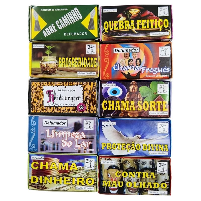 Defumador Tablete kIT 10 Cx Sortida (200 TABLETE)