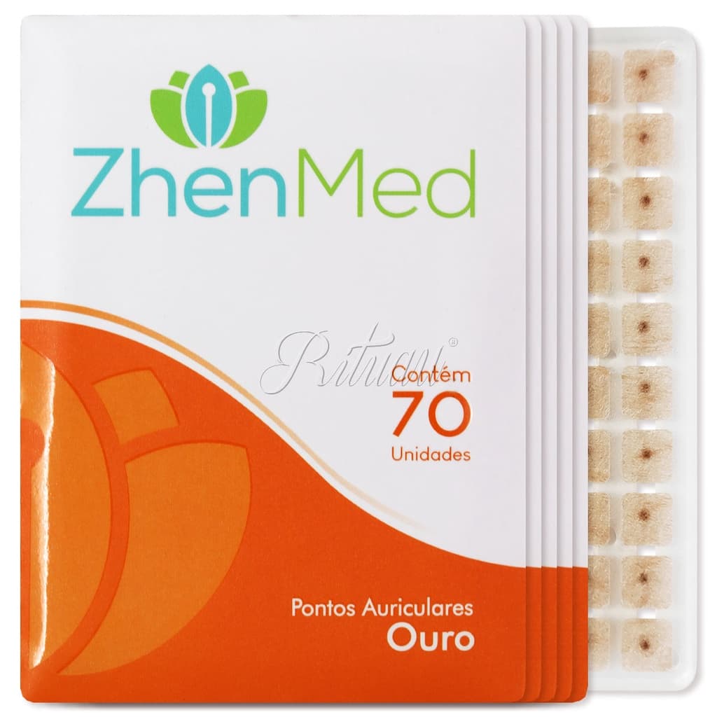 Ponto Auricular Ouro 350 Pontos Acupuntura Auriculoterapia ZhenMed