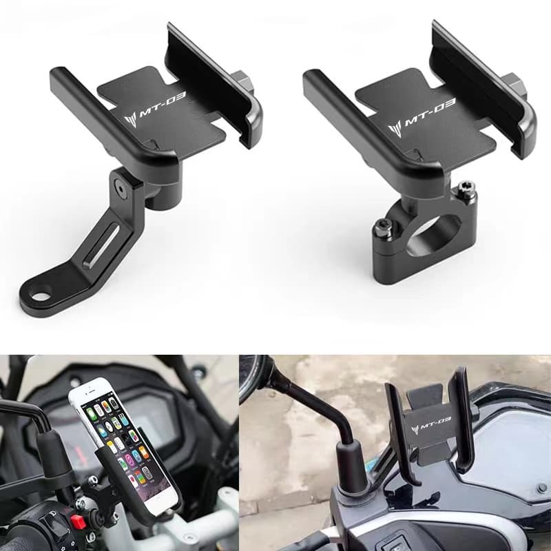YAMAHA MT03 2014-2021 2022 Acessórios Suporte Para Telefone Celular Com Barra De Mão De Motocicleta GPS