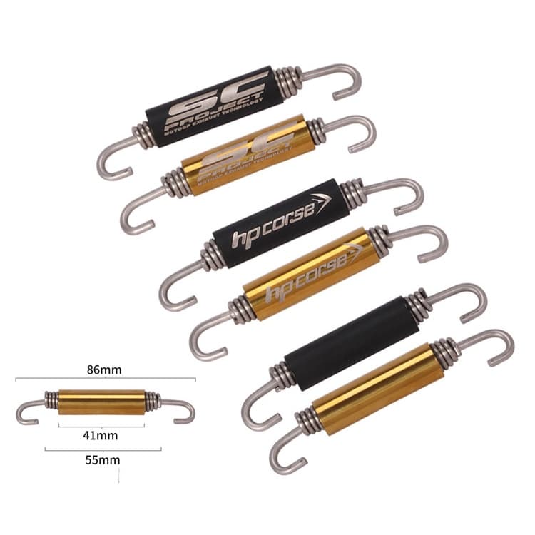 Molas Universais Para Montagem De Tubos De Escape De Motocicletas Em Aço Inoxidável