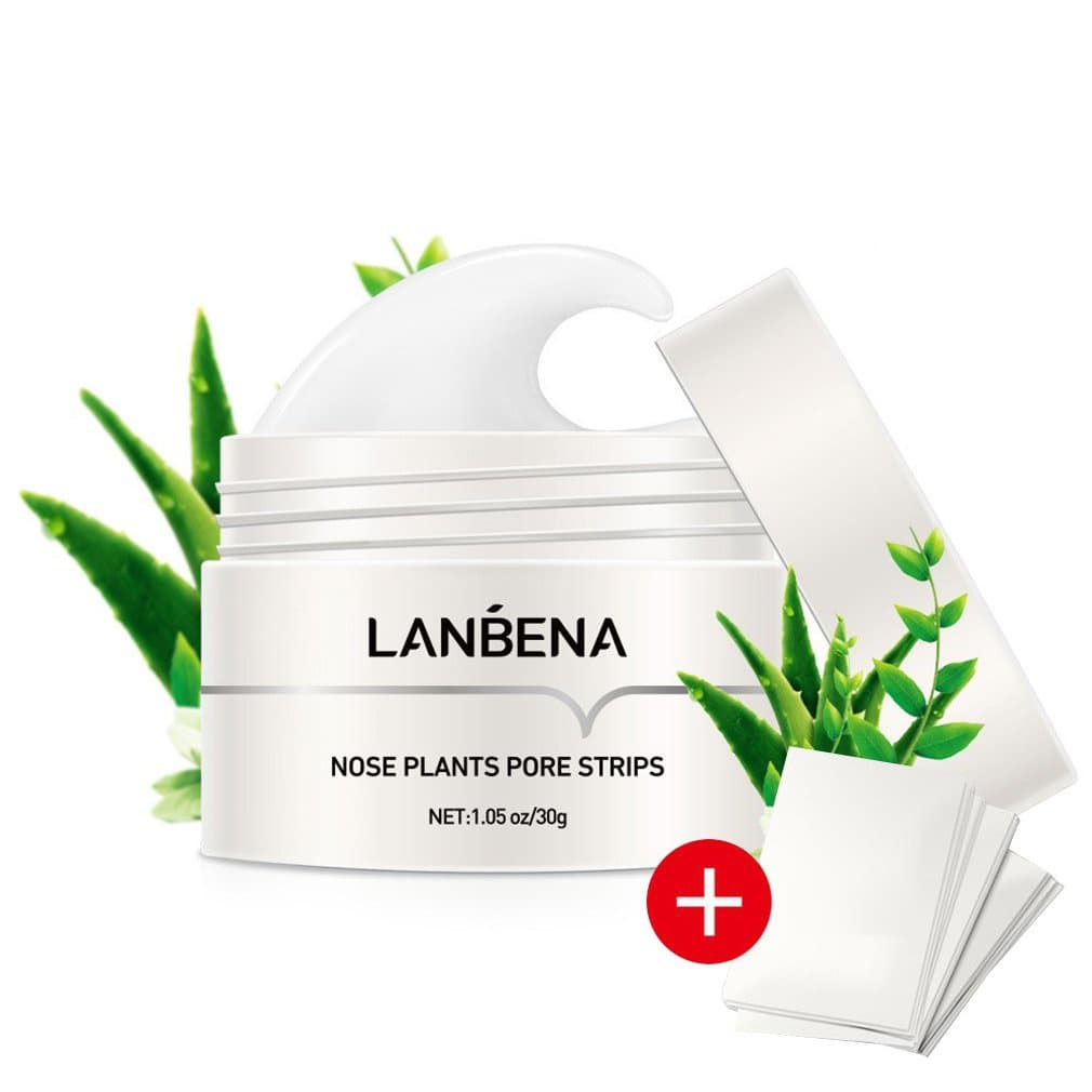 LANBENA Bom Removedor De Cravo Máscara De Nariz Aloe Vera Soro Facial Acne Limpador De Poros 30g Cuidados Com A Pele 60 