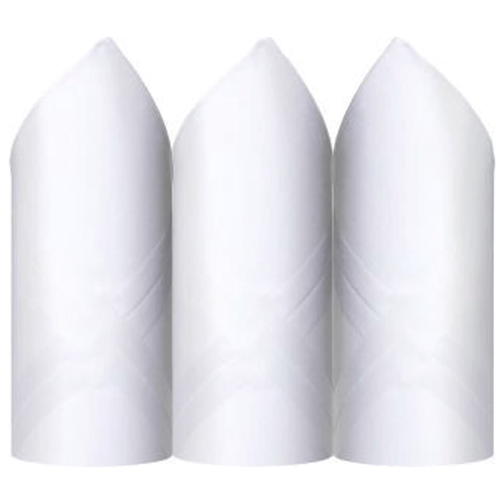 Caixa de Lenço Masculino Algodão 41 X 41 cm - 2720 Branco