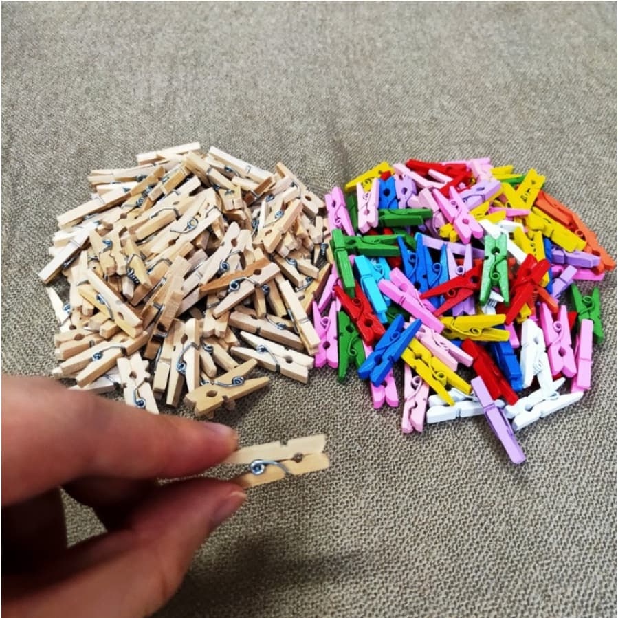 Mini Prendedores Pregador Lembrancinhas - Fotos 3,5cm com 20Pcs ou 50Pcs