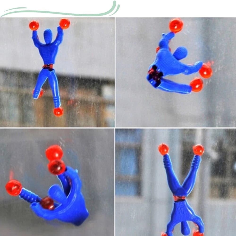 Kit 1/2/3 Boneco Ninja Que Gruda Na Parede De Brinquedo