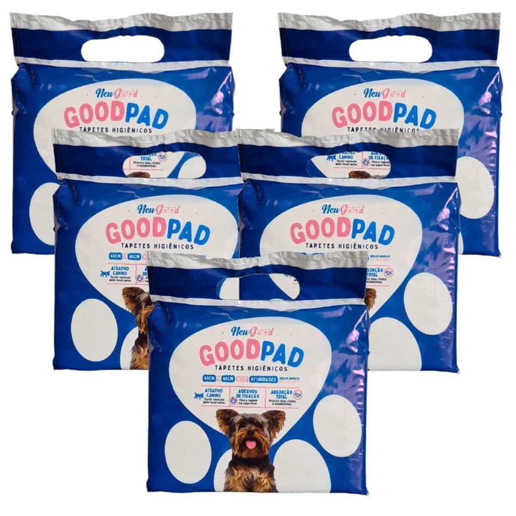 Tapete Higiênico para cães Good Pads 7un kit com 5 pacotes