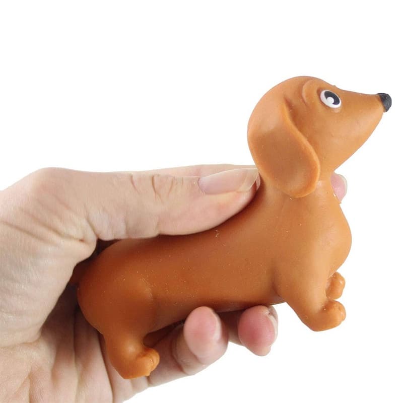 Cachorro Modelar Dog Estica Encolhe Pet Squish Mochi Fidget Apertar Brinquedo Criança Cachorrinho