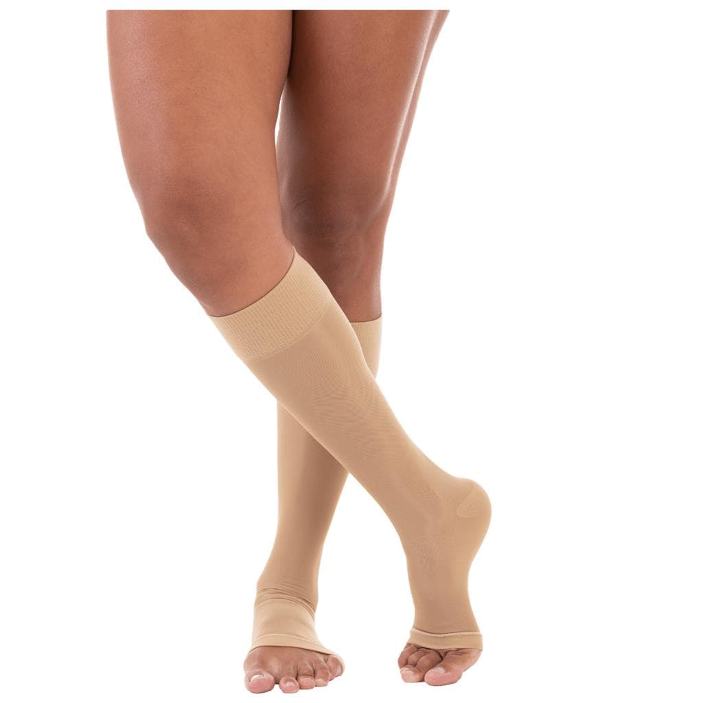 Meia 3/4 de Compressao Elastica Legline 20-30 aberta Venosan