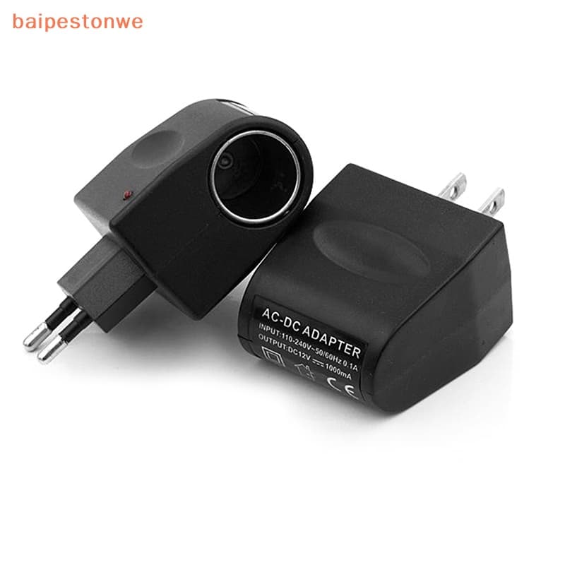 Plugue De Conversão Universal 220V AC Para 12V Adaptador De Energia Carro Tomada Conversor