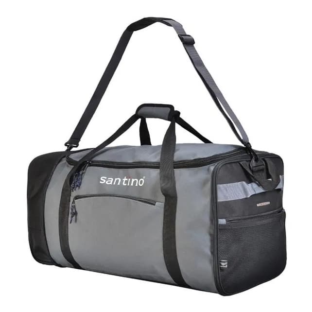 Bolsa Mala de Mão Santino expansiva retrátil Jumbo Grande Sacola Esportiva