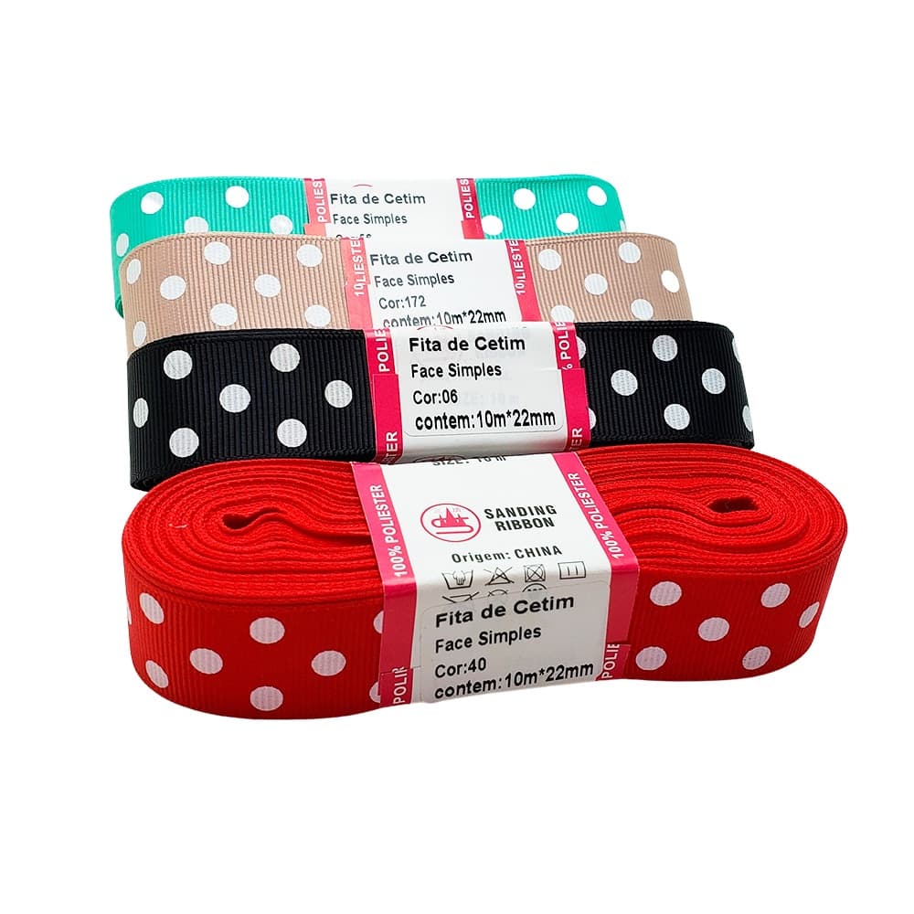 Fitas de Poá para Artesanato N5 (22mm) Sanding com 5 Metros