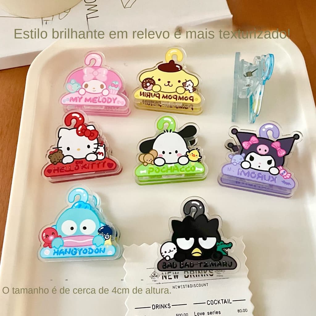 Sanrio Series Clip De Dupla Face