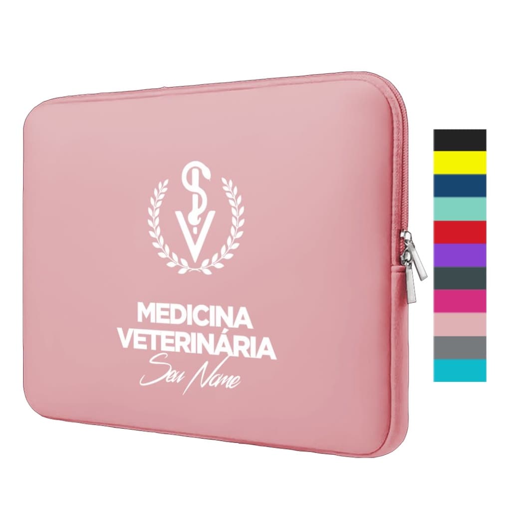 Capa Case Pasta Maleta Para Notebook Macbook Personalizada 11 12 13 10.1 14 15 17 Polegadas