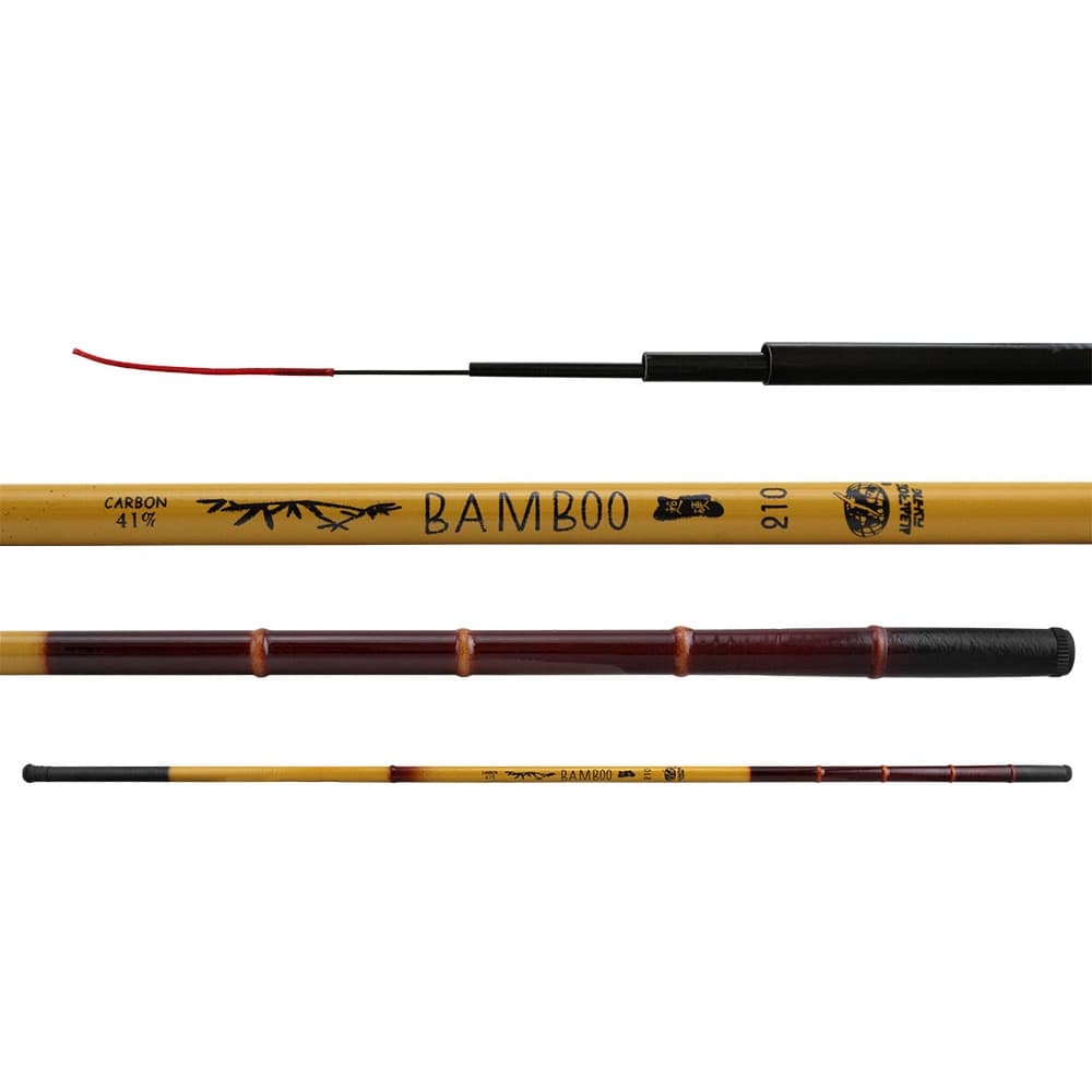 Vara Bamboo Telescópica 41% Carbono Albatroz Tilápia Corimba Porquinho