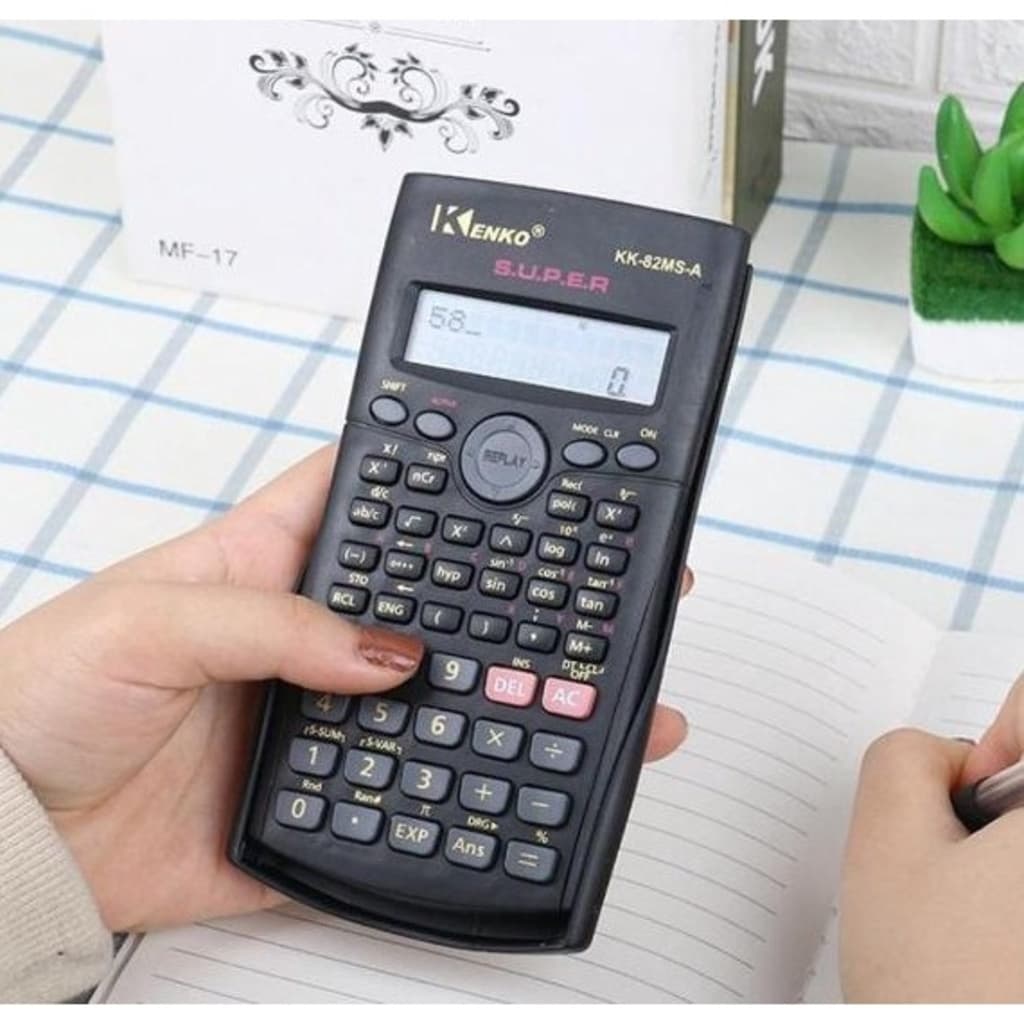KIT Calculadora Científica Com 240 Funções : Precisão que Apoia o Seu Sucesso Acadêmico MT068 (1)