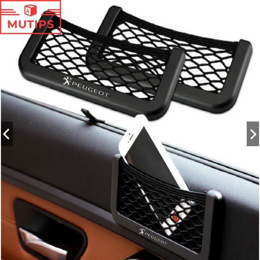 Peugeot De Alta Qualidade Universal Car Seat Mesh Saco De Armazenamento De Malha De Carro Bolso Para 307 308 2008 3008 206 208 207 508 408 5008 406