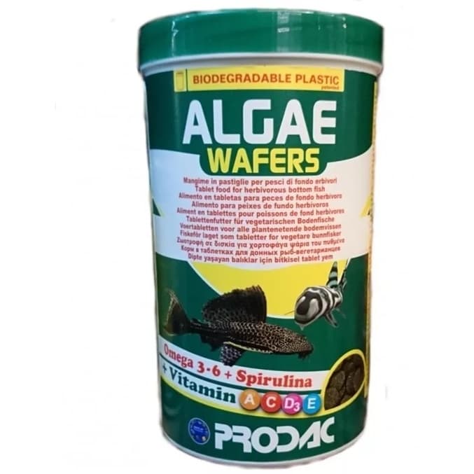 Ração Prodac Algae Wafer 50g P/ Peixes De Fundo Herbivoros
