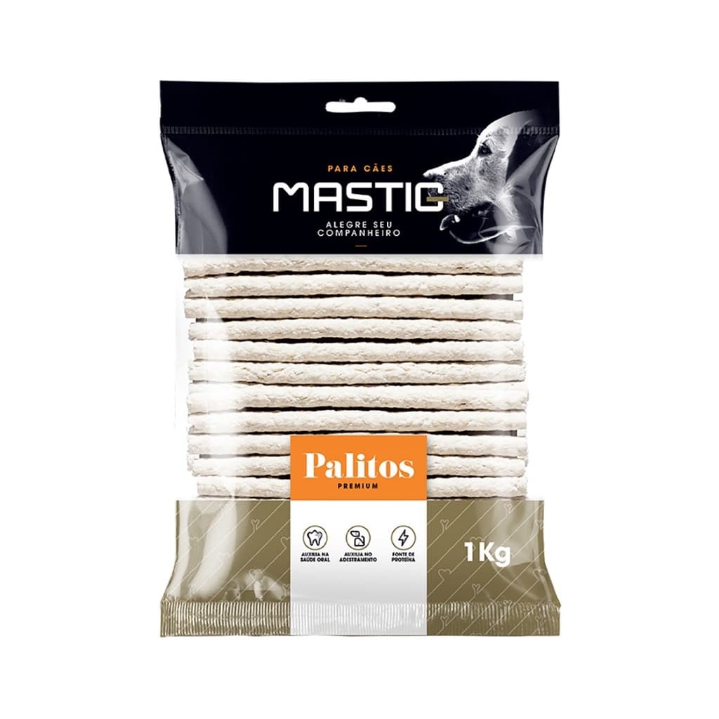 Palito Natural 8mm 1 Kg - Mastig