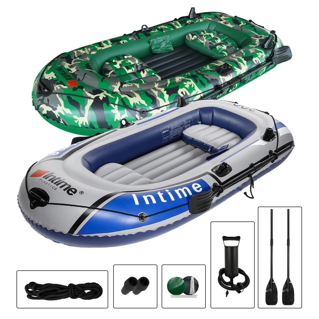 Bote Barco Inflável Intime 300 + 2 Remos + Bomba