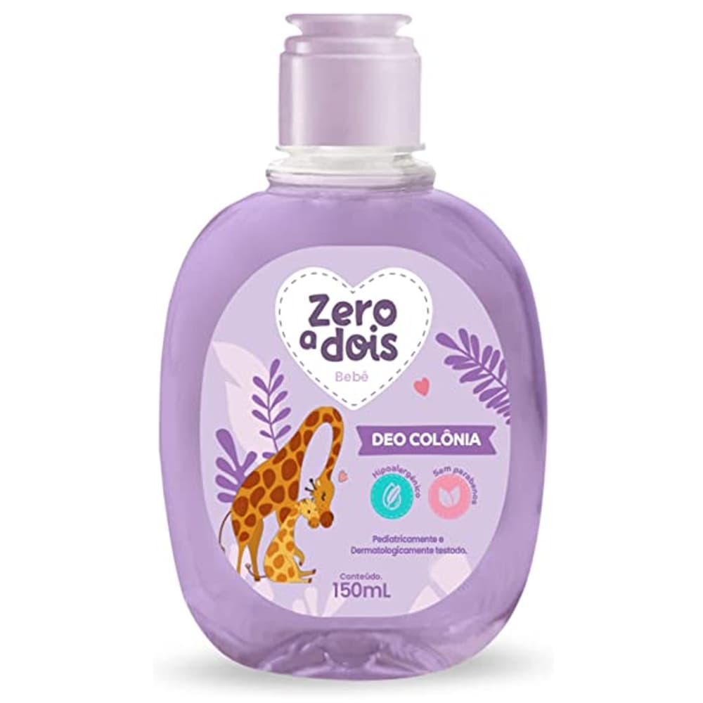 Colônia Infantil para Bebê DeoColônia Zero a Dois Cheirinho de Neném 150ml