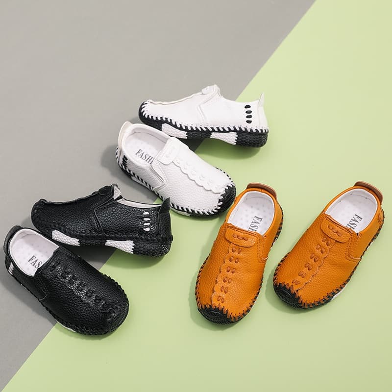 Meninos ervilhas sapatos primavera outono novo estilo versão coreana mocassins estilo britânico pequenos sapatos de cour