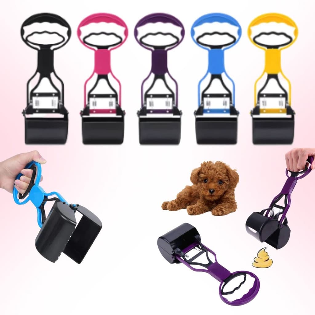 Pá Cata Caca Coco de Cachorro Gato Pet Coletor Pazinha Higiênico Prático Simples Colorido