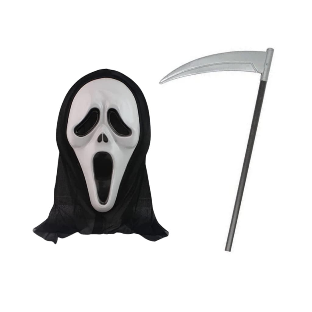 Kit Panico Foice + Máscara Halloween