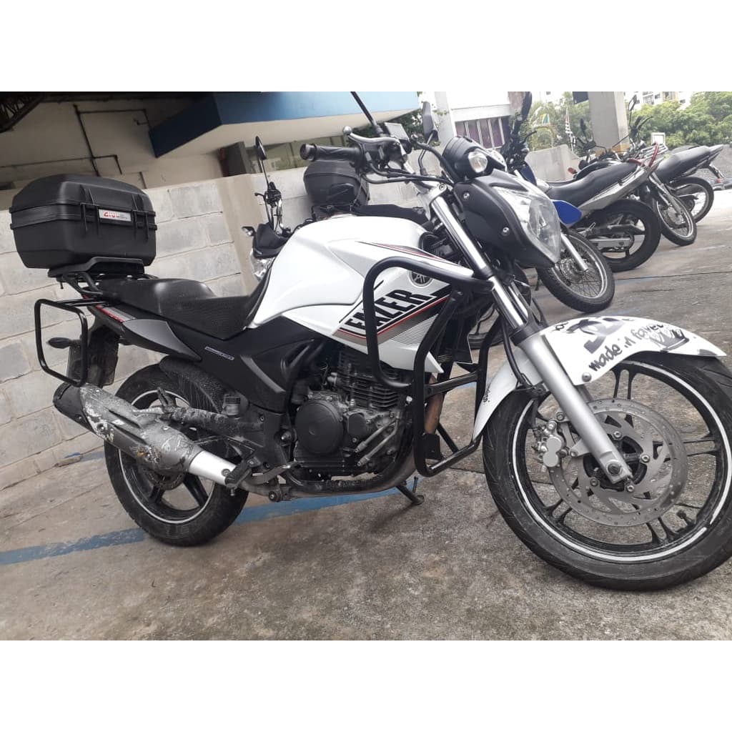 Protetor De Carenagem Mata Cachorro Com Suporte Para Fazer 250 2005/2010 Motocicleta