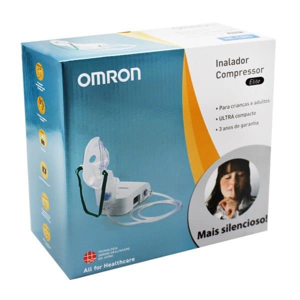 Inalador Nebulizador Omron Ne-c803 Elite Bivolt Silencioso
