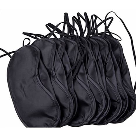kit 30 Máscara para dormir/Tapa olho/Preta/Mascara descanso para Olhos/Mascara de viagem