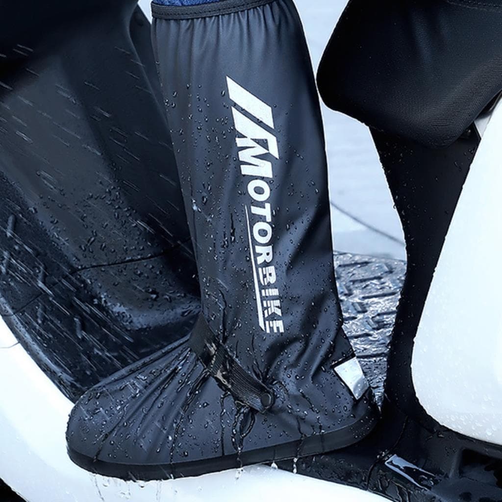 Galocha Capa De Chuva Botas Impermeável De Borracha Prova D'água Para Motoqueiro Moto Unissex