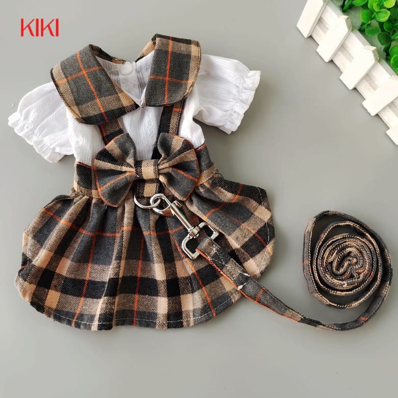 Roupas para cães de estimação Teddy Bichon Boomerang Saia de primavera e verão BJPB