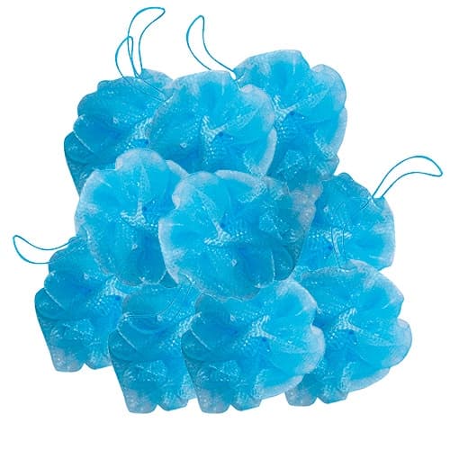 Kit Combo 10 Esponjas Bucha Para Banho Fofinha Nylon