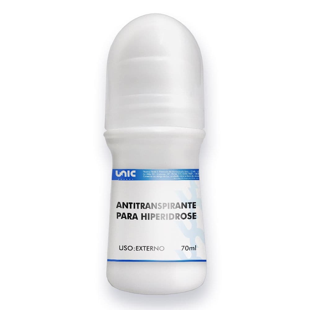 Antitranspirante para Hiperidrose (suor excessivo) - C/em Rollon 70ml