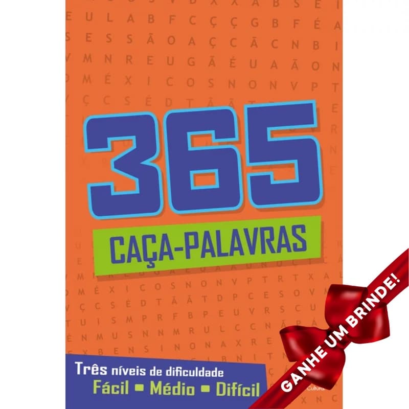 Livro 365 caça-palavras II Ciranda Cultural Infanto Juvenil Fantasia Clássicos Meninos Literatura