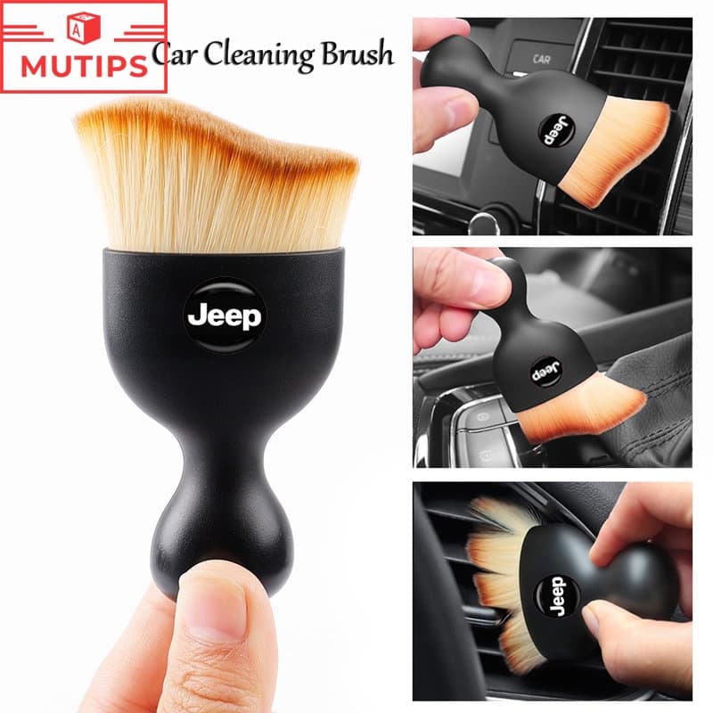 Jeep Jipe Car Carro Limpeza Interior Escova Macia Painel De Controle De Ar De Saída De Pó Ferramenta De Remoção Auto Manutenção Para Renegade Willys Wrangler Compass 2023 jk Grand Cherokee