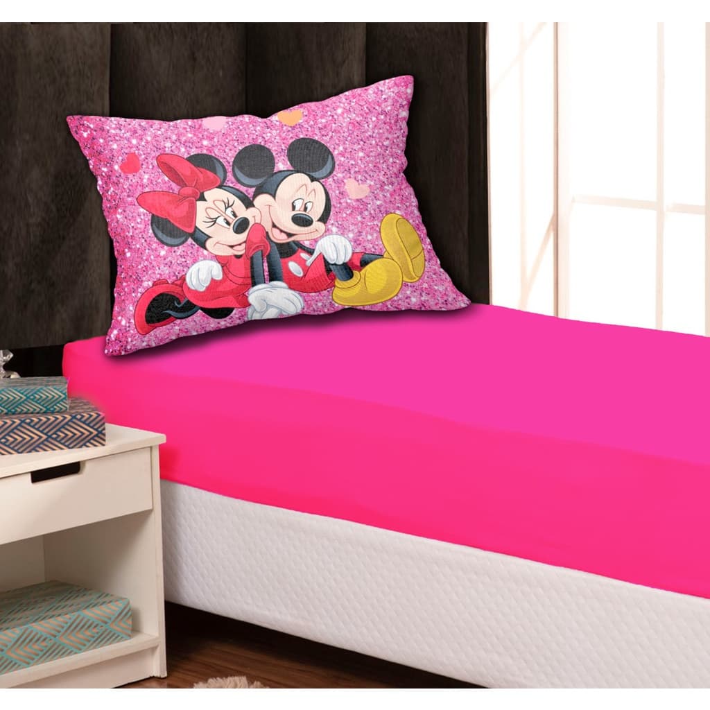 Jogo De Lençol estampa infantil menino e menina Solteiro 2 Peças.