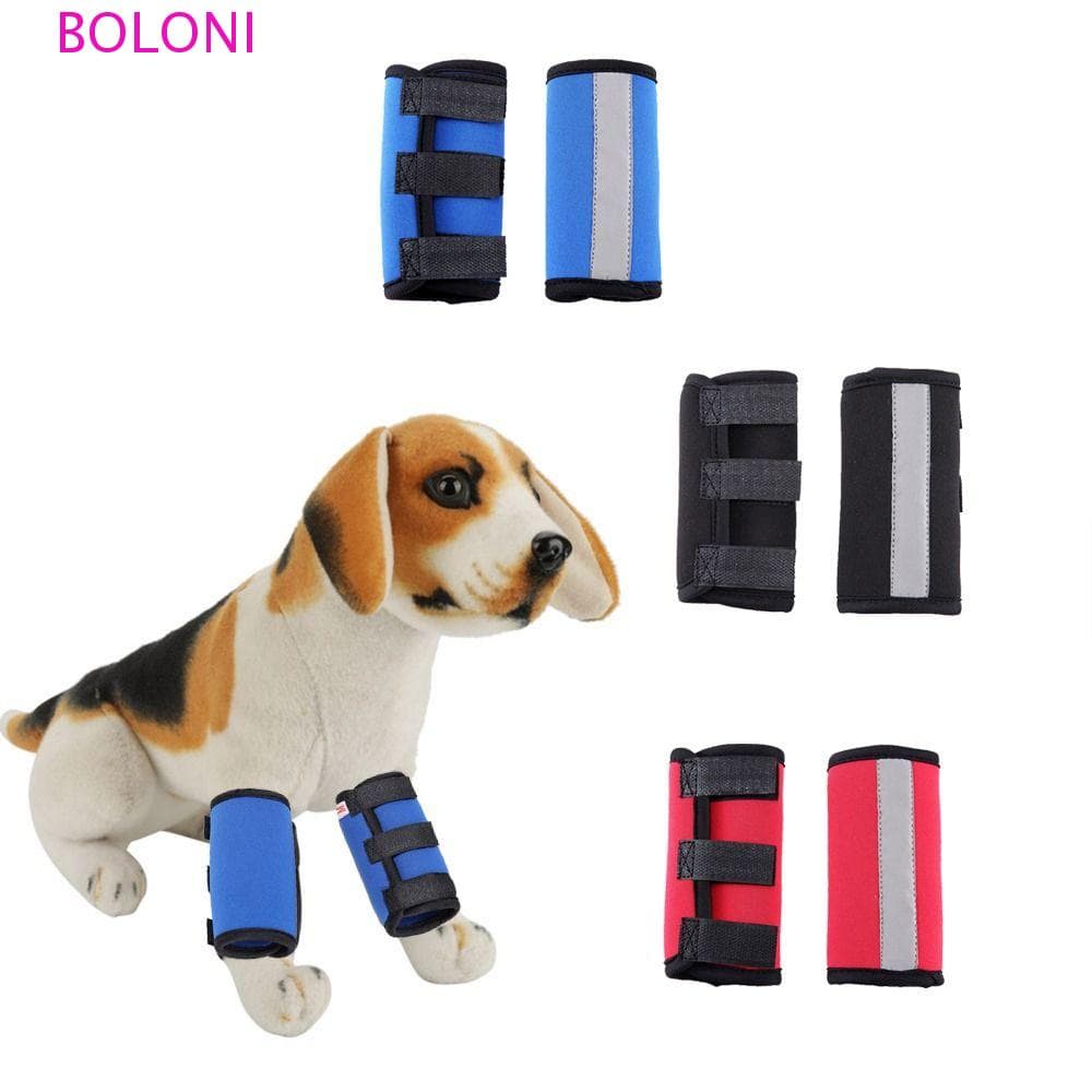 BOLONI Joelheiras Para Animais De Estimação , Acessórios Práticos Cães , 2 Peças , Material De Mergulho , Elástico Respi