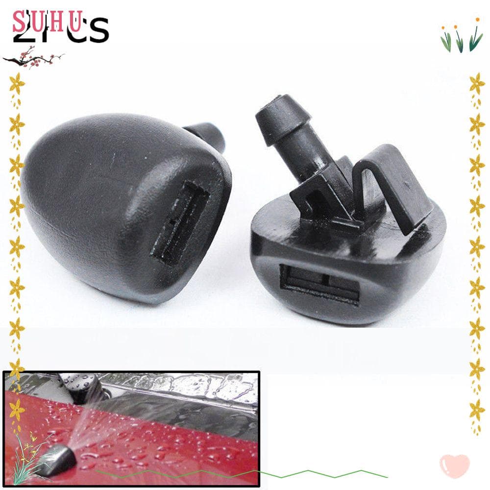 SUHU 2Pcs Bocal Do Limpador De Pára-Brisas Preto Para Peugeot 407 206 207