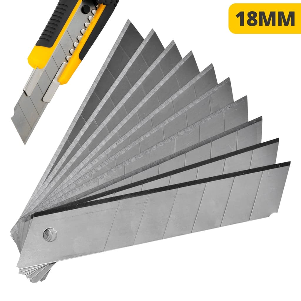 Lâmina Para Estilete 18mm Tubete Unidades Profissional de Precisão Alta Qualidade Vonder