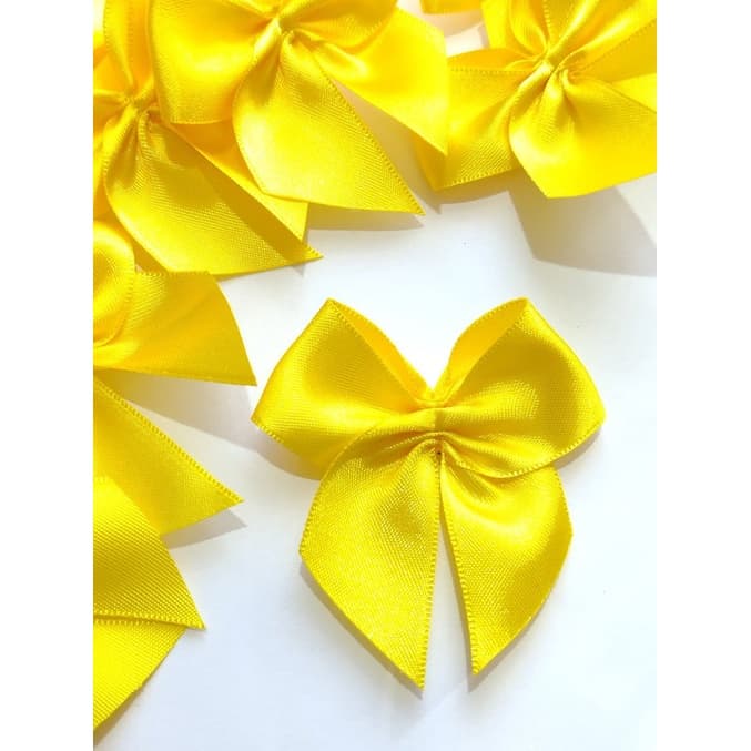 Laço Nº5 6x6 cm - 50 unidades Decorações natalinas, mesas, bolas e esferas acrílicas, caixa milk, personalizados.