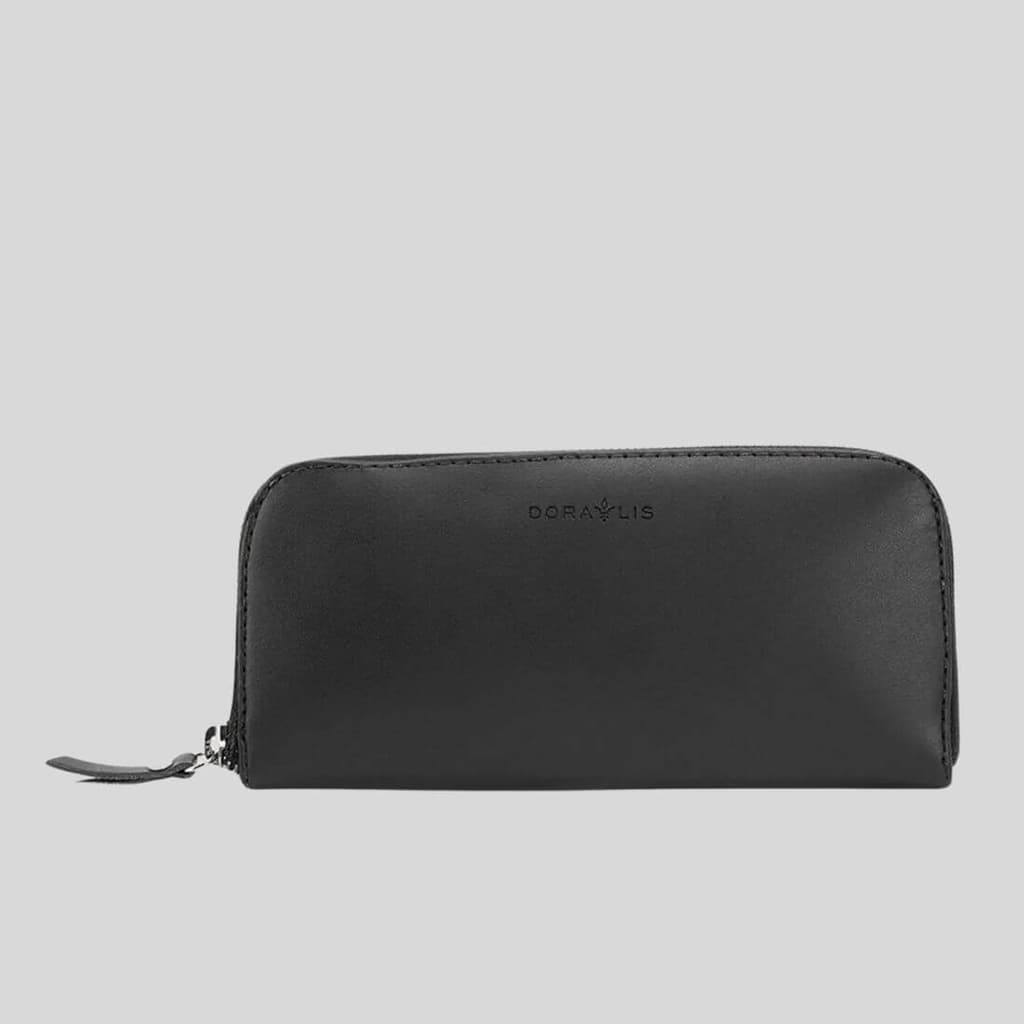 Carteira Feminina de Couro Preta