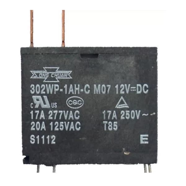 Rele Microondas 12v 17a 250v M07 = M02