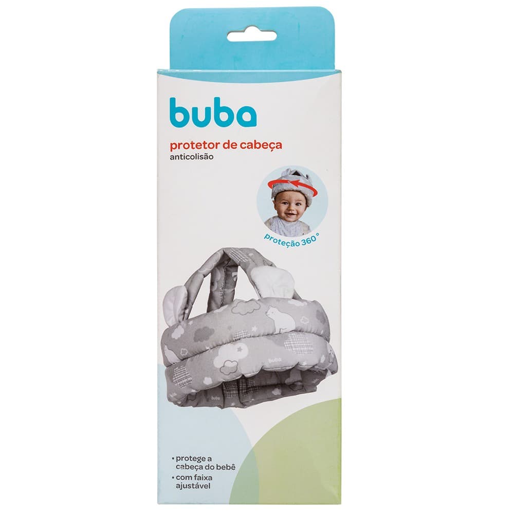 Capacete Protetor de Cabeça Buba Proteção Anticolisão Infantil Bebê