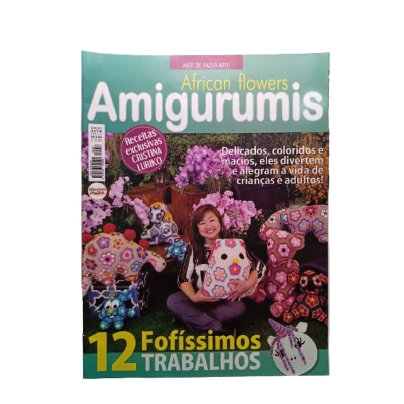 Revista African Flowers Amigurumis 0058 Unidade
