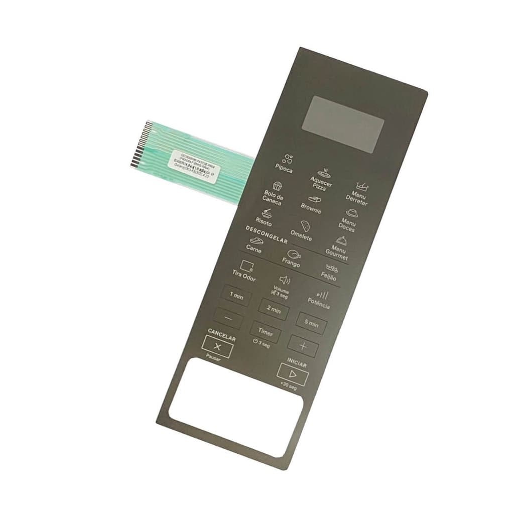 MEMBRANA COMPATIVEL MICROONDAS BRASTEMP BMS46 - PRATA (ESPELHADA)