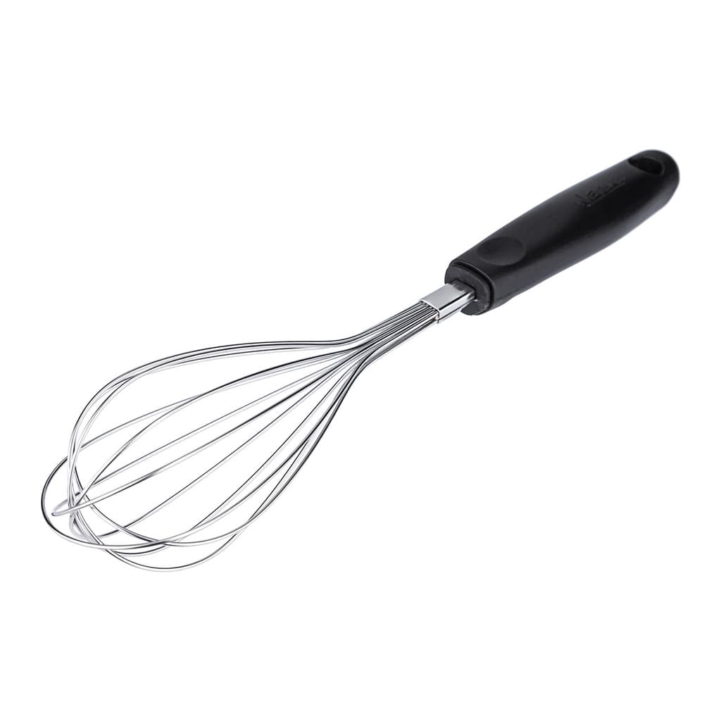 Batedor Fouet Fios de Aço Inox 28cm cabo Preto WECK