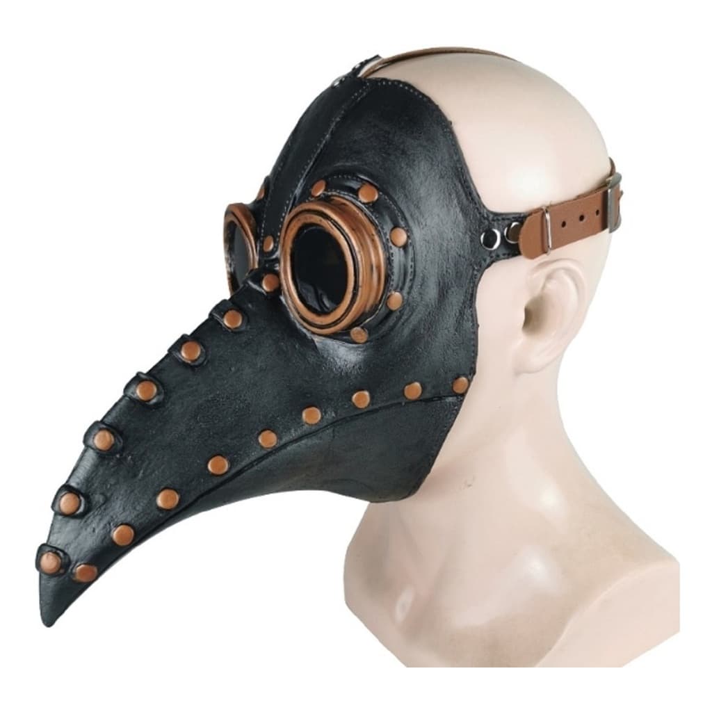 Máscara Cosplay Steampunk Médico Da Peste Medieval Óculos Halloween Bruxas Terror