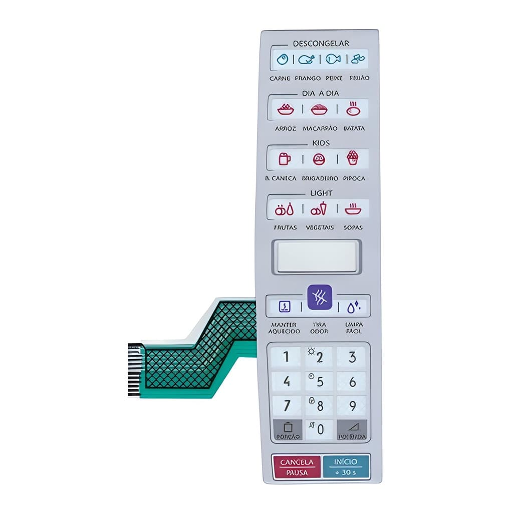 Painel Membrana Teclado Para Microondas Eletrolux Me044 Me 044 Similar