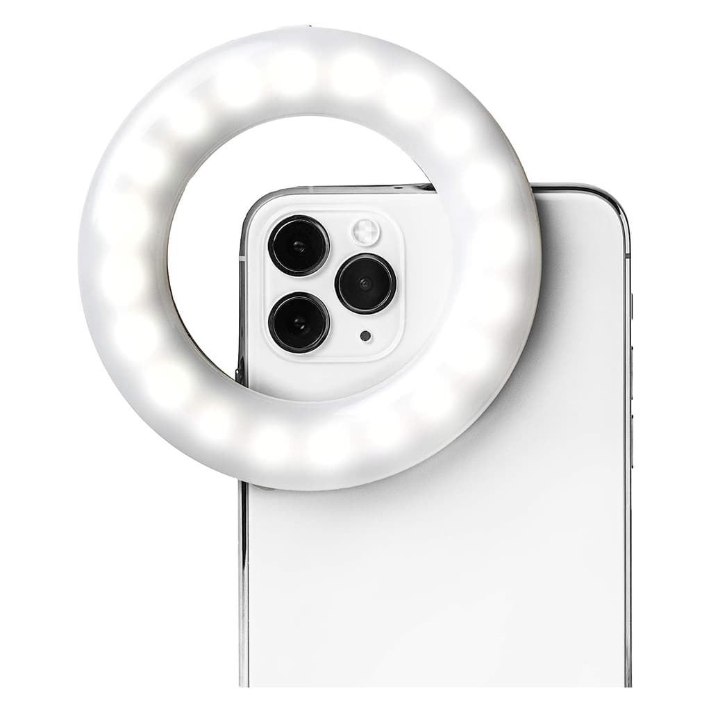 Ring Light Para Celular Selfie Pequeno Anel Luz Potente