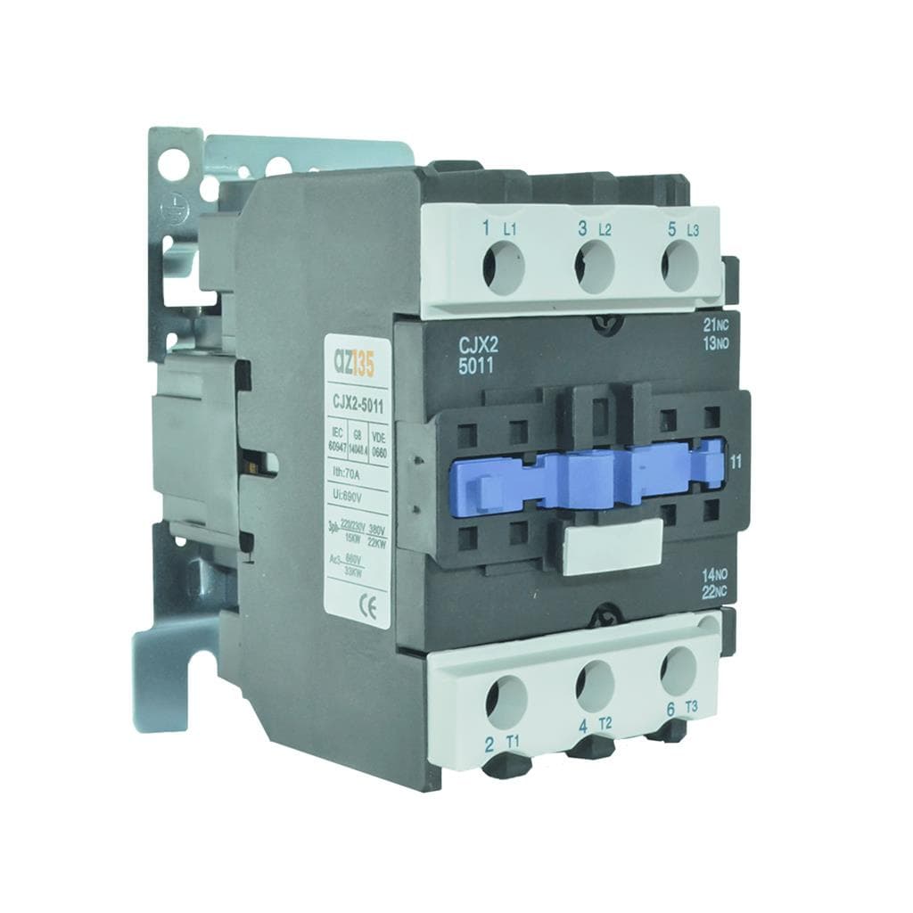 Chave Contatora Tripolar 50a Lc1-d5011m7 3p + Aux Nf+na 220v